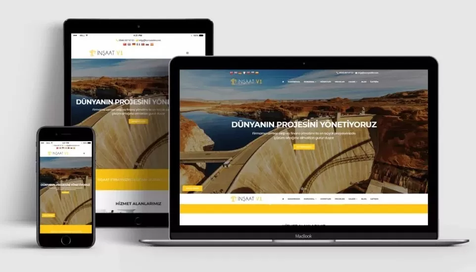 İNŞAAT FİRMA SCRİPTİ